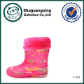 sheep print rain boots C-705